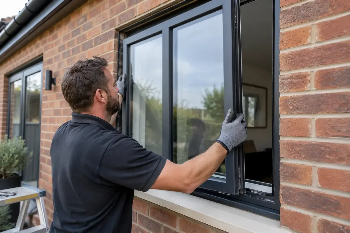 Emergency Double Glazing carried out by a professional glazing installer