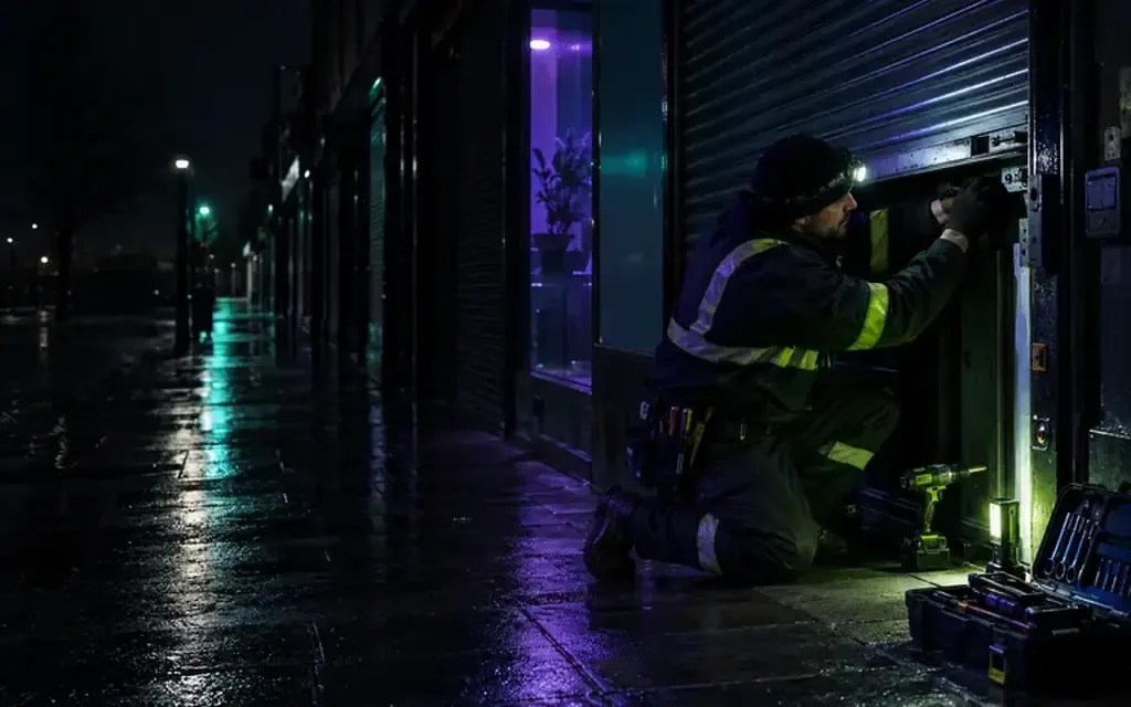 fire shutter drop test